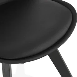 ALTEREGO Chaise design 'TAPAS' noire Sale