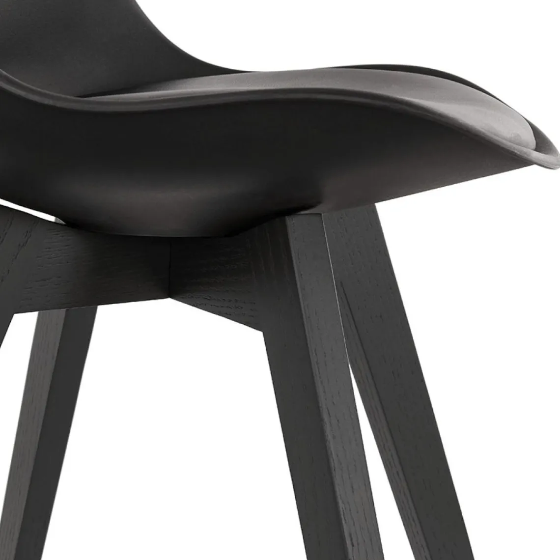 ALTEREGO Chaise design 'TAPAS' noire Sale