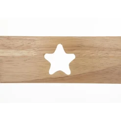 3S. x Home Chaise enfant pliante, beige en bois New