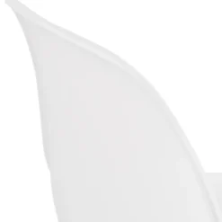 ALTEREGO Chaise moderne 'LORY' blanche avec pied en métal Hot