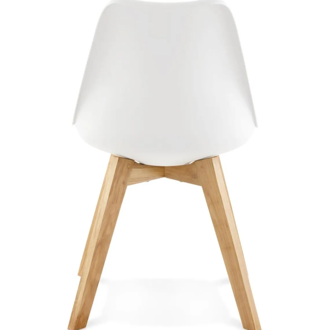 ALTEREGO Chaise moderne 'TEKI' blanche New