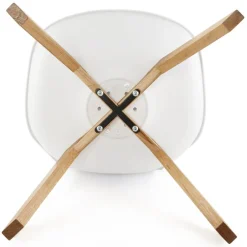 ALTEREGO Chaise moderne 'TEKI' blanche New