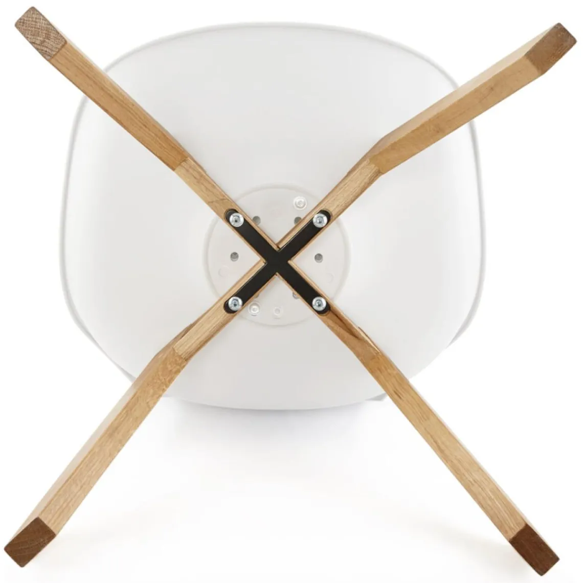 ALTEREGO Chaise moderne 'TEKI' blanche New