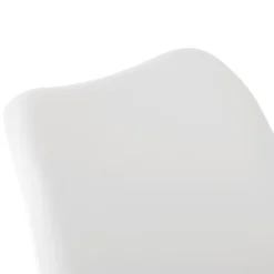 ALTEREGO Chaise moderne 'TEKI' blanche New