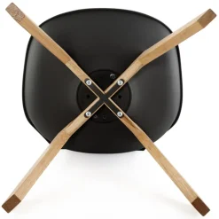 ALTEREGO Chaise moderne 'TEKI' noire Sale