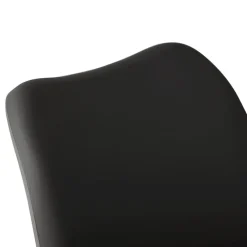 ALTEREGO Chaise moderne 'TEKI' noire Sale