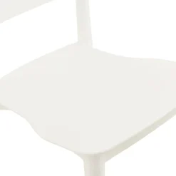 ALTEREGO Chaise moderne 'TRENDY' blanche style scandinave New