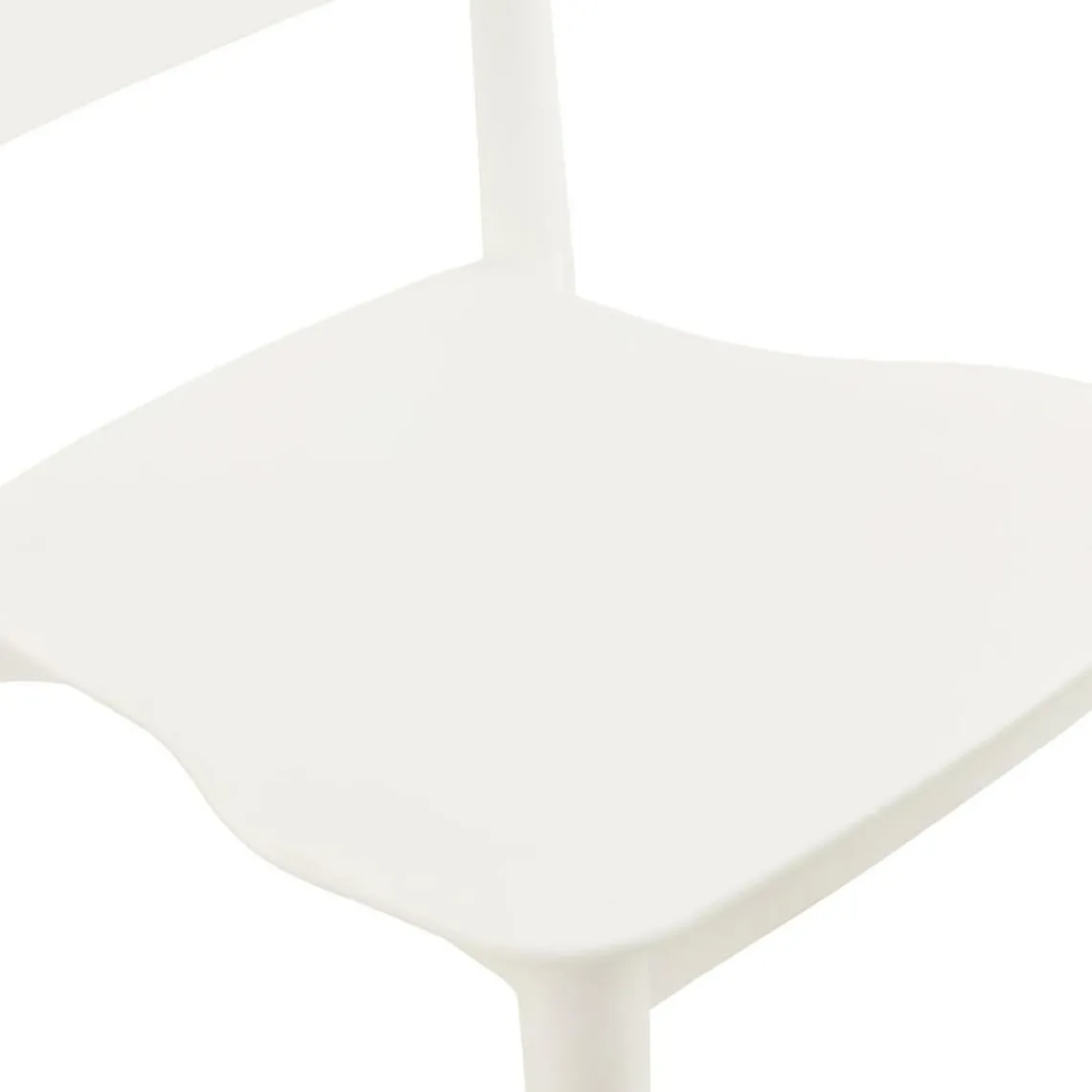 ALTEREGO Chaise moderne 'TRENDY' blanche style scandinave New