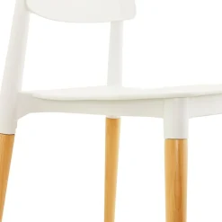 ALTEREGO Chaise moderne 'TRENDY' blanche style scandinave New