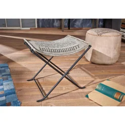 3S. x Home Chaise Métal Canvas MELINA