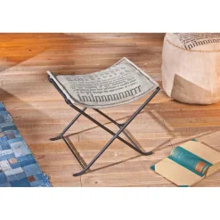 3S. x Home Chaise Métal Canvas MELINA