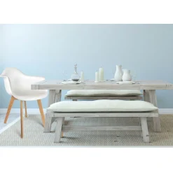 3S. x Home Chaise scandinave avec accoudoir ORKNEY Blanc New