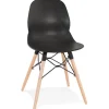 ALTEREGO Chaise scandinave 'EPIK' noire moderne Hot
