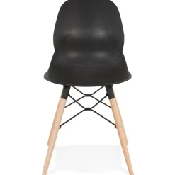 ALTEREGO Chaise scandinave 'EPIK' noire moderne Hot