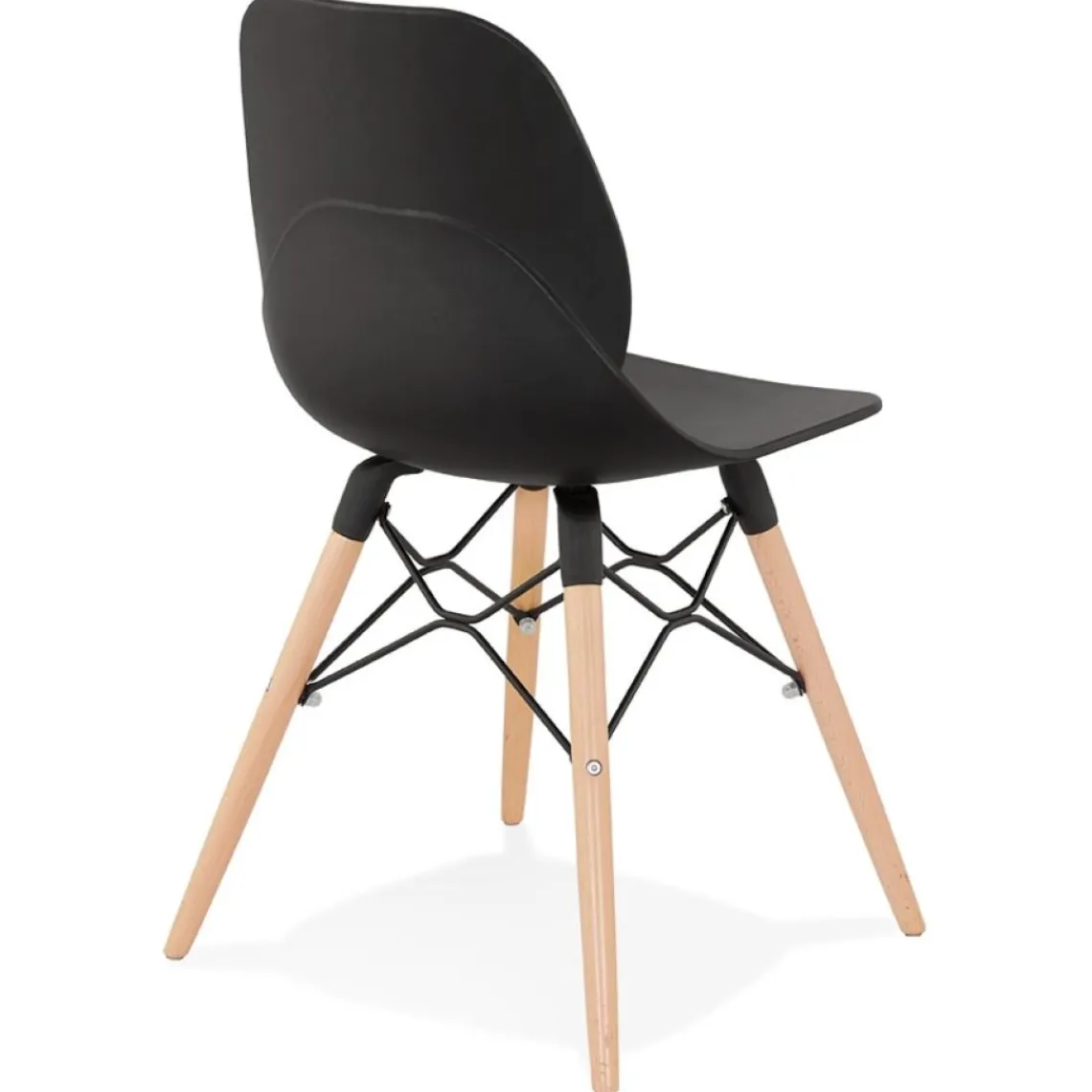 ALTEREGO Chaise scandinave 'EPIK' noire moderne Hot