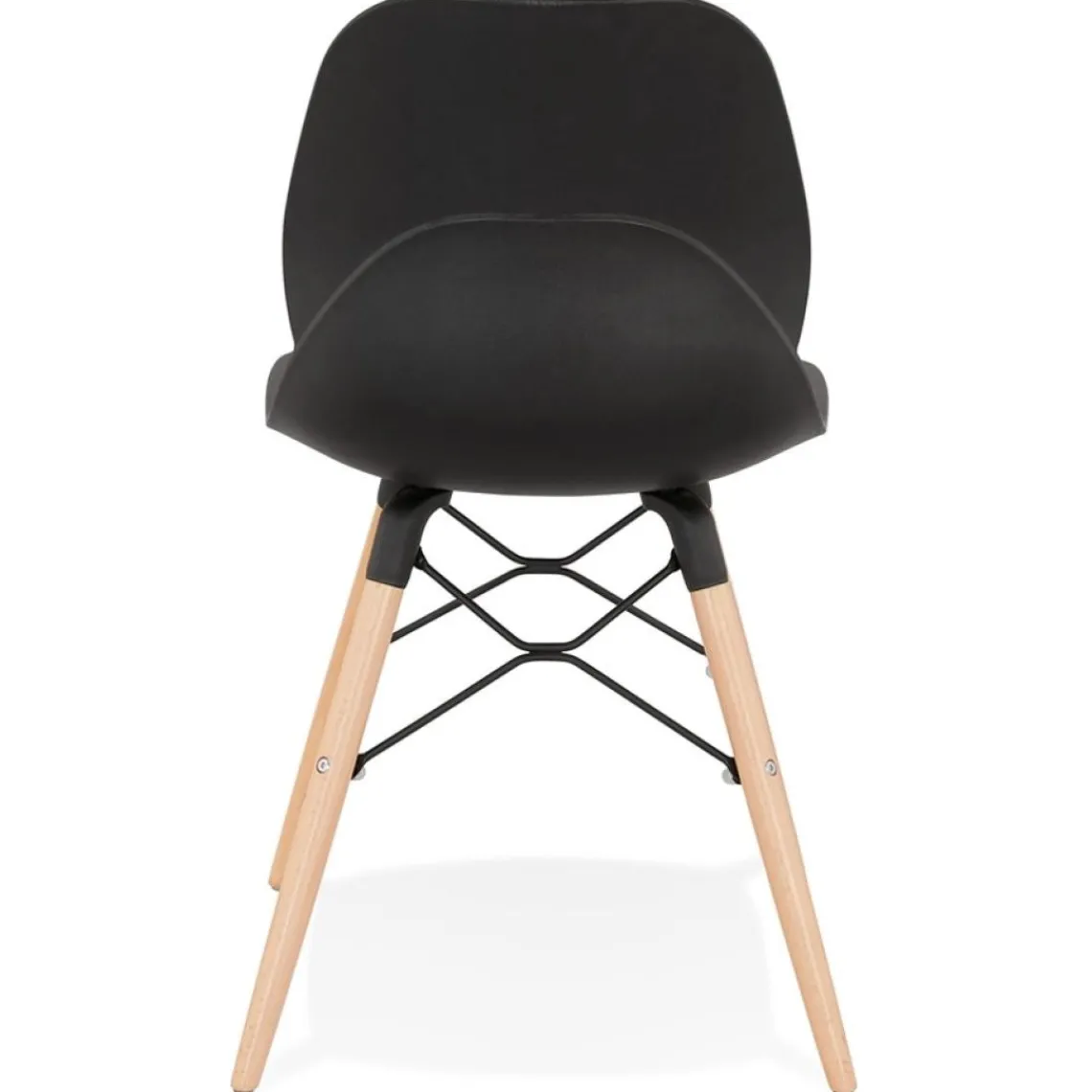 ALTEREGO Chaise scandinave 'EPIK' noire moderne Hot