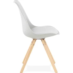 ALTEREGO Chaise scandinave 'GOUJA' grise Best