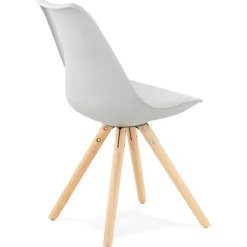 ALTEREGO Chaise scandinave 'GOUJA' grise Best