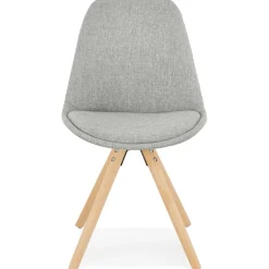 ALTEREGO Chaise scandinave 'HIPHOP' en tissu gris Online
