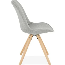 ALTEREGO Chaise scandinave 'HIPHOP' en tissu gris Online