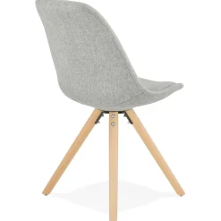 ALTEREGO Chaise scandinave 'HIPHOP' en tissu gris Online