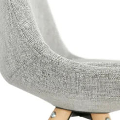 ALTEREGO Chaise scandinave 'HIPHOP' en tissu gris Online