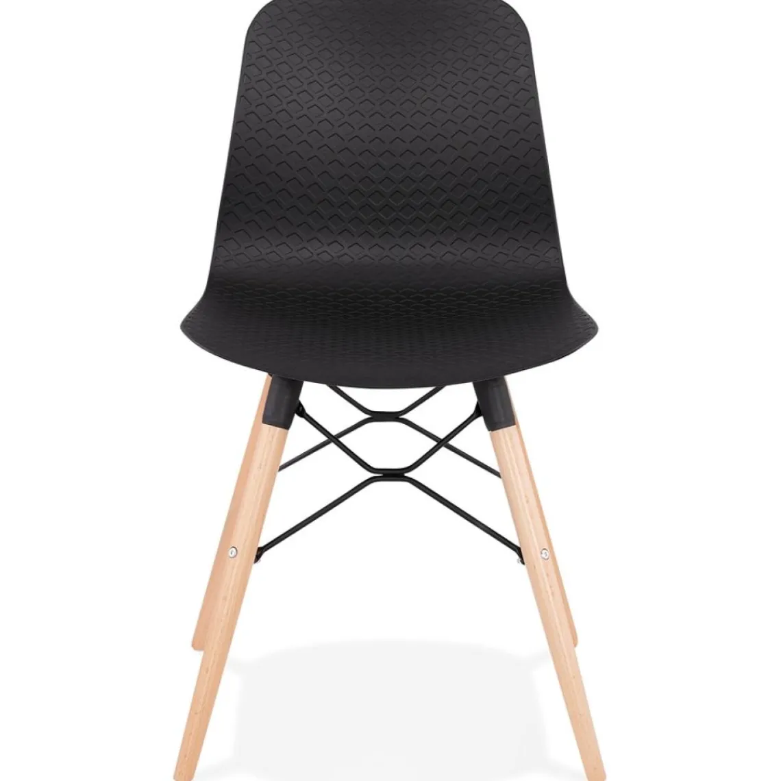 ALTEREGO Chaise scandinave 'TONIC' noire design Outlet