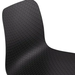 ALTEREGO Chaise scandinave 'TONIC' noire design Outlet