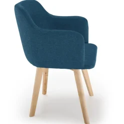 3S. x Home Chaise style scandinave Candy Tissu Bleu pétrole Online