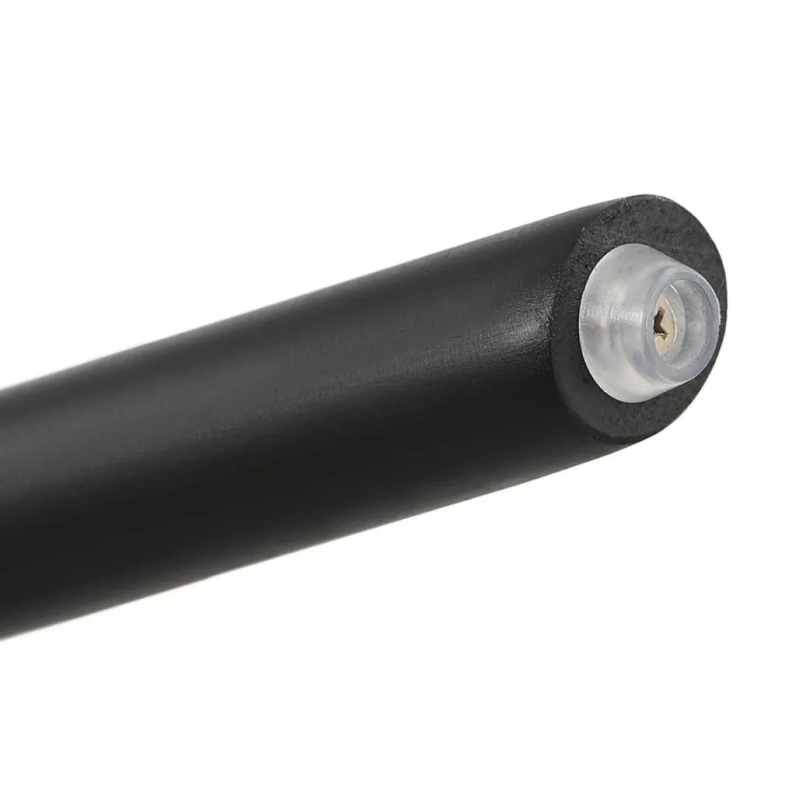 ALTEREGO Chaise vintage 'RICKY' en velours noir et pieds en bois noir Outlet