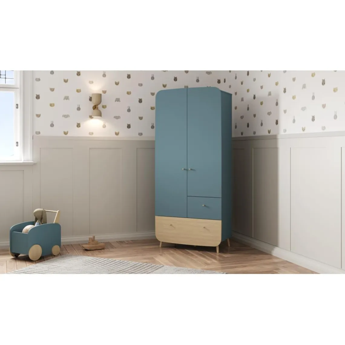 3 SUISSES Chariot de Rangement a roulettes FIRMIANA Hot