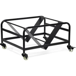 ALTEREGO Chariot 'TROLLY' noir pour transport de chaises 'PILA' Clearance