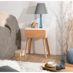 Macabane Chevet 1 tiroir style scandinave CAMY Best