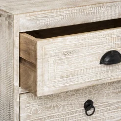 3S. x Home Chevet 3 Tiroirs AJAY Beige