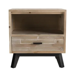Macabane Chevet ANDRO Scandi 1 Tiroir 1 Niche Online