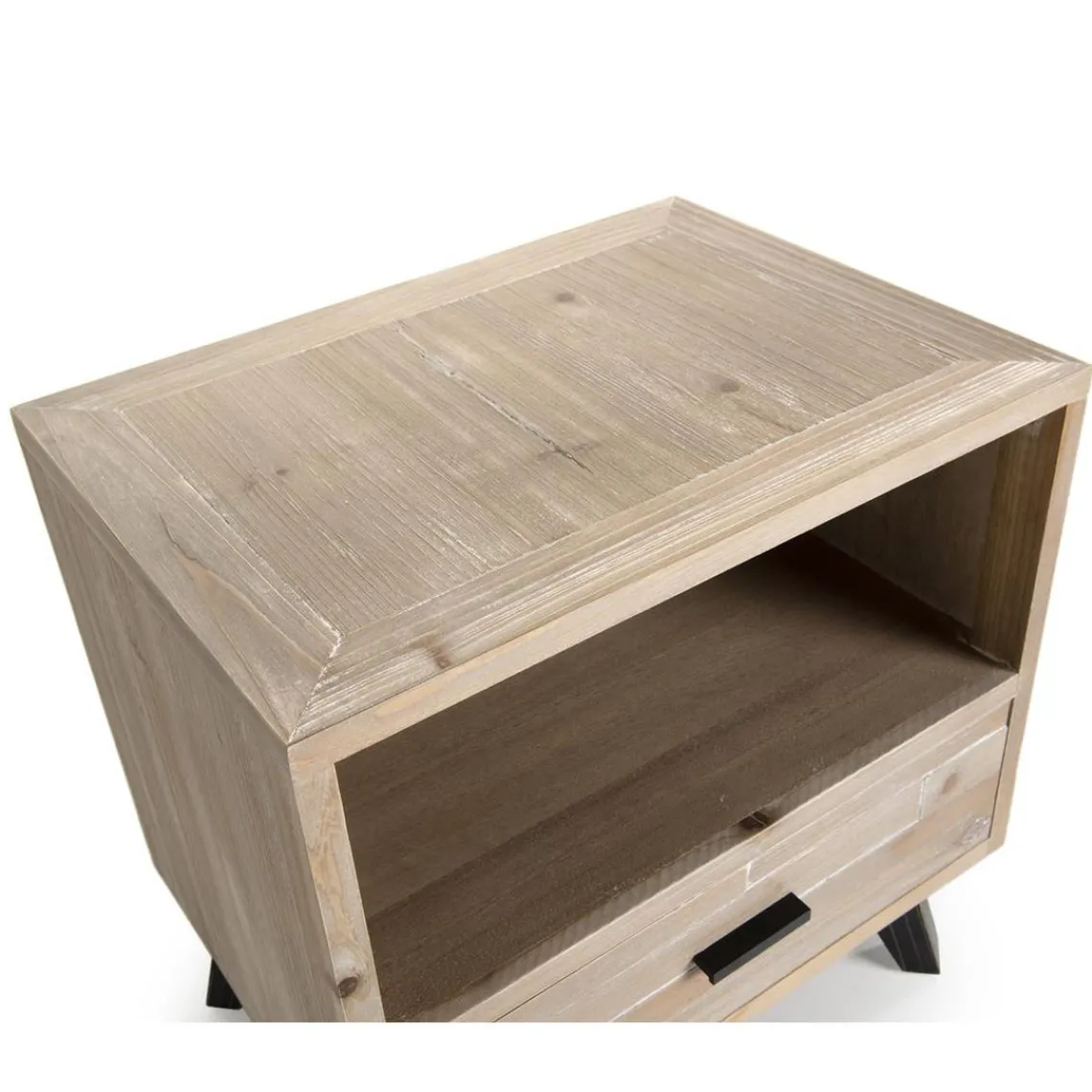 Macabane Chevet ANDRO Scandi 1 Tiroir 1 Niche Online