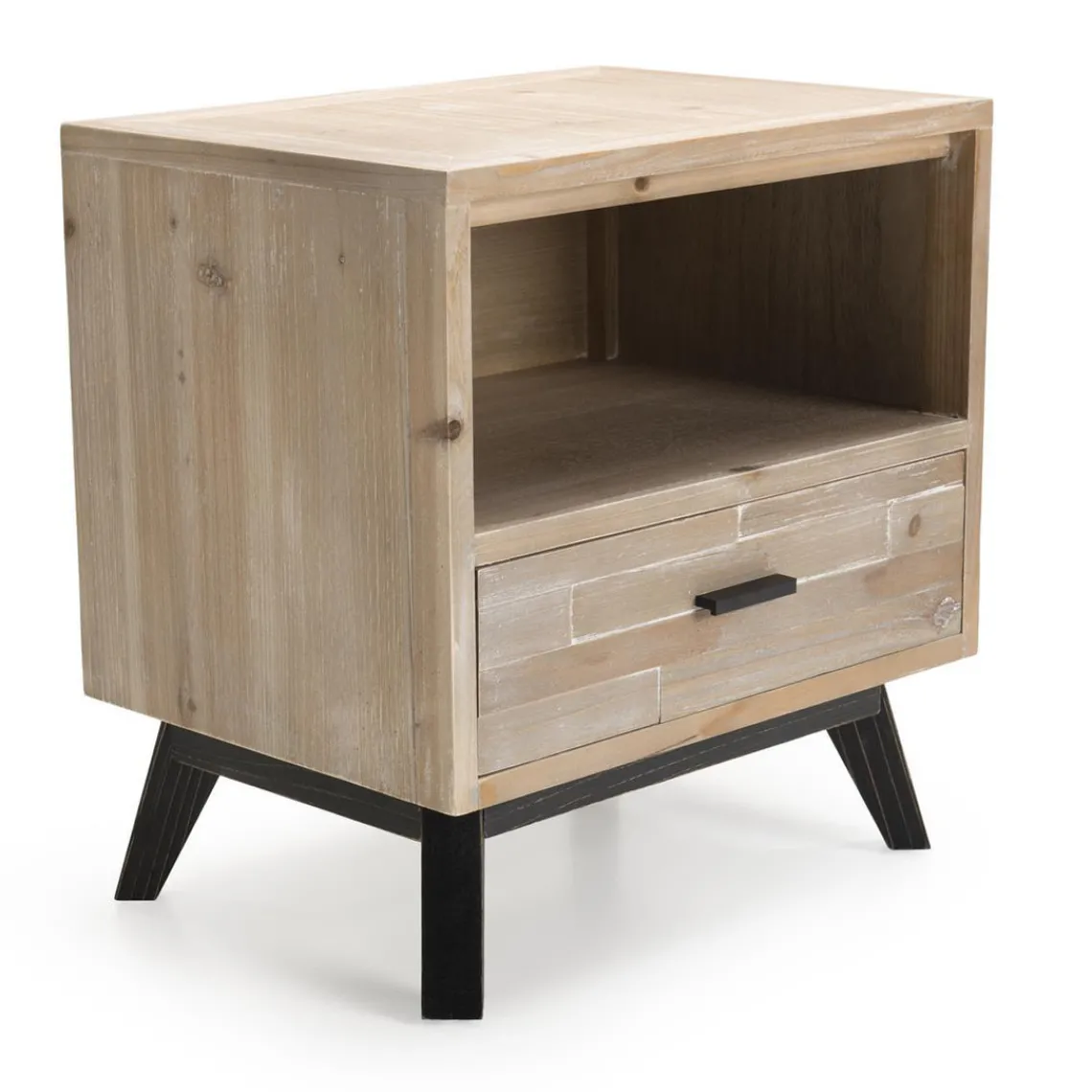 Macabane Chevet ANDRO Scandi 1 Tiroir 1 Niche Online