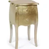 3S. x Home Chevet Classico en bois laqué Or Outlet