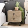 Macabane Chevet MANDY Scandi 2 Tiroirs Clearance