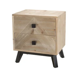 Macabane Chevet MANDY Scandi 2 Tiroirs Clearance
