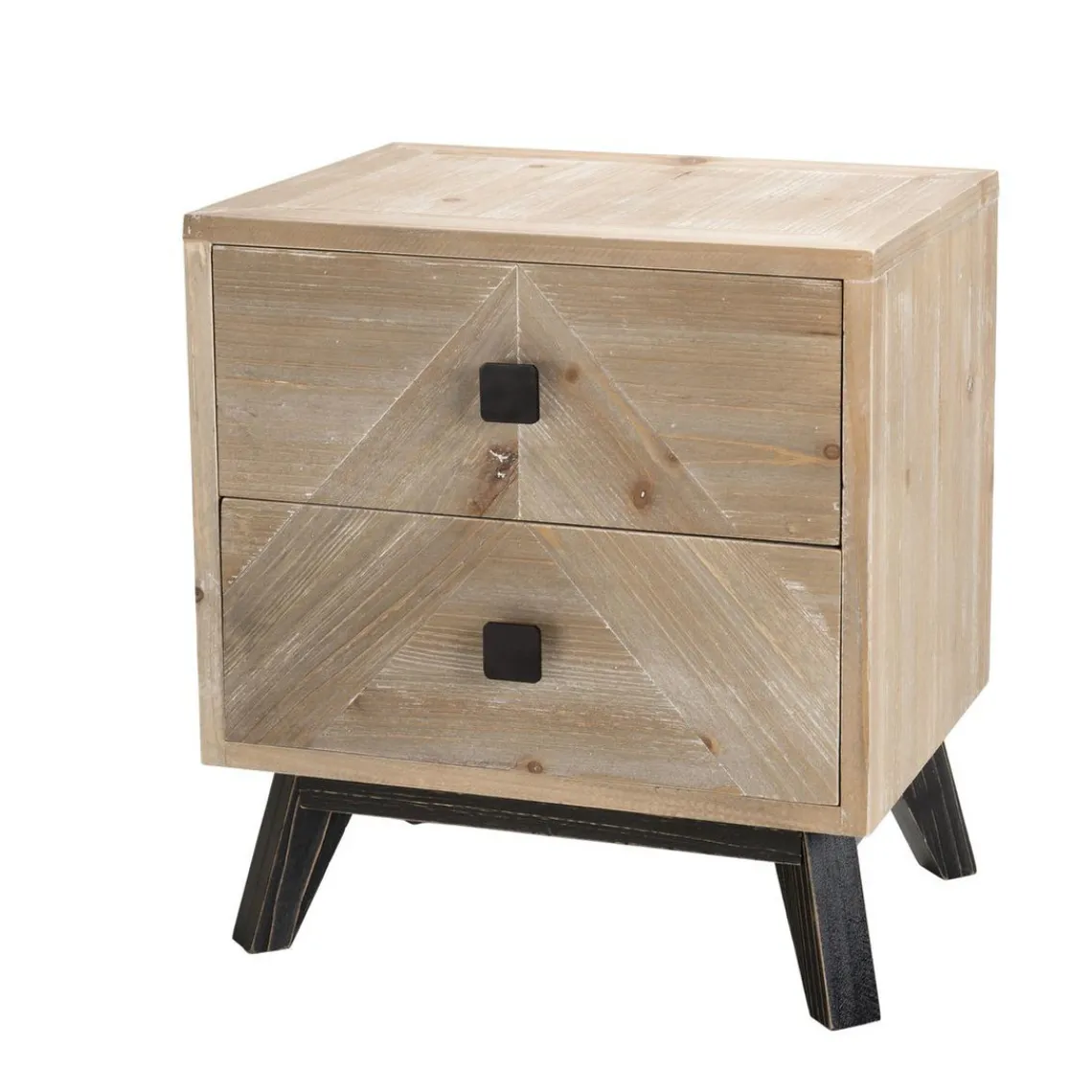 Macabane Chevet MANDY Scandi 2 Tiroirs Clearance