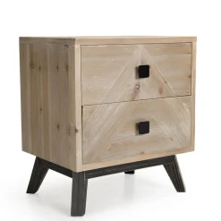 Macabane Chevet MANDY Scandi 2 Tiroirs Clearance