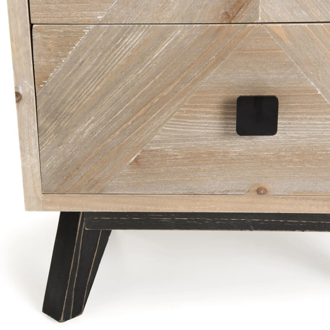 Macabane Chevet MANDY Scandi 2 Tiroirs Clearance