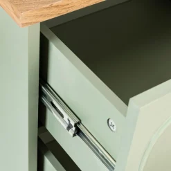 3S. x Home Chiffonnier Mohea Vert céladon 5 tiroirs Best