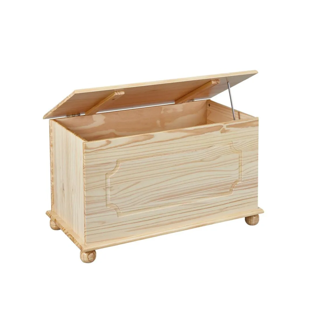 3S. x Home Coffre à jouet bois massif DEMELI Chêne Outlet