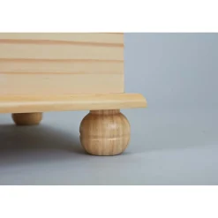 3S. x Home Coffre à jouet bois massif DEMELI Chêne Outlet