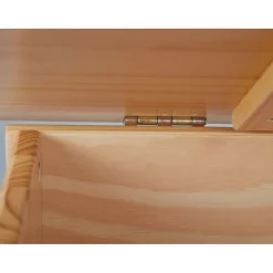 3S. x Home Coffre à jouet bois massif DEMELI Chêne Outlet