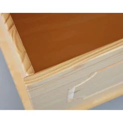 3S. x Home Coffre à jouet bois massif DEMELI Chêne Outlet