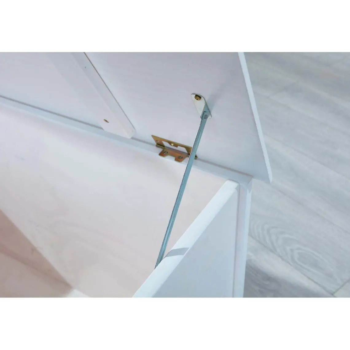 3S. x Home Coffre à jouets DEMELI Blanc New