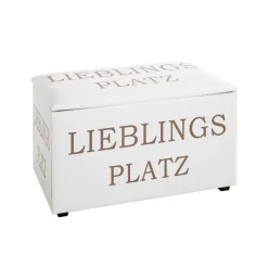 3S. x Home Coffre de rangement cuir imprimé motif Hot